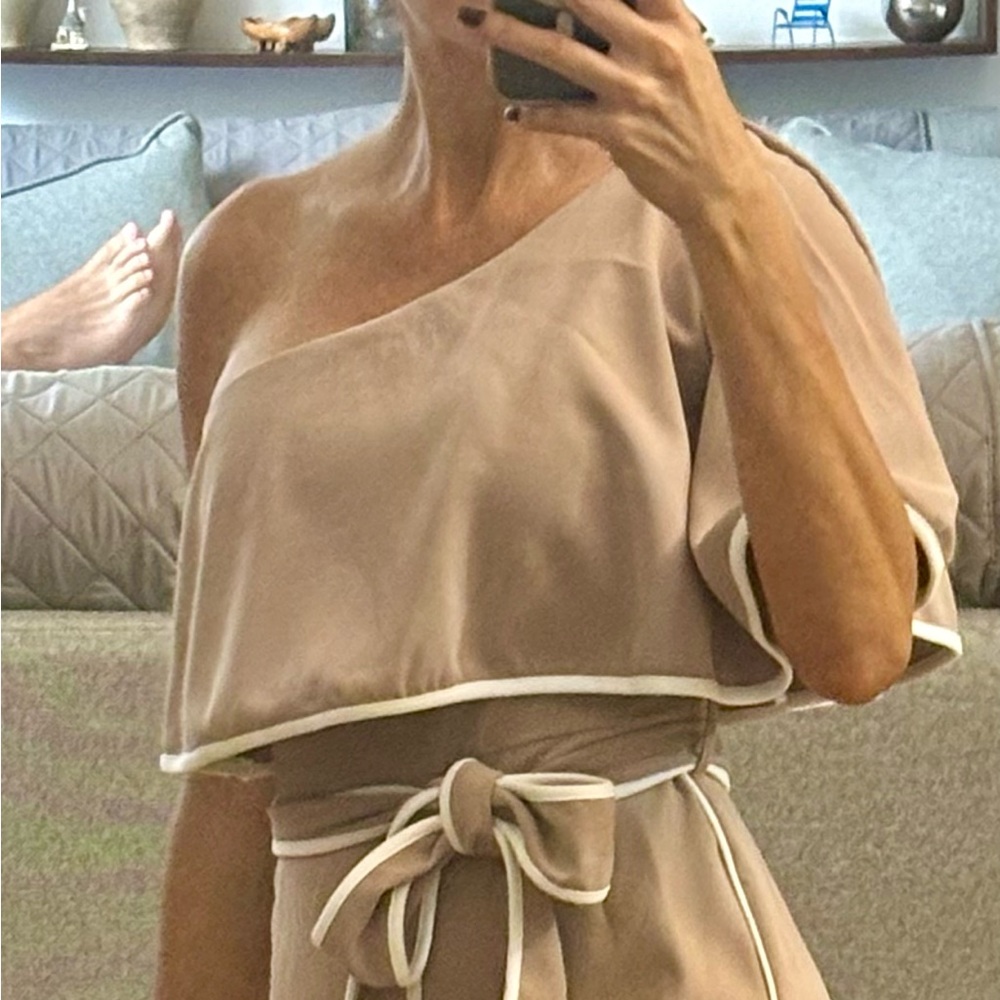 One shoulder jumper suit talla small